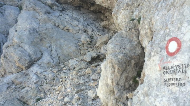 Abruzzo, la ferrata Ricci sul Gran Sasso.