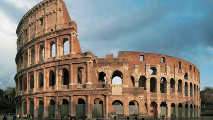 A SMALL CHURCH IN THE COLISEUM